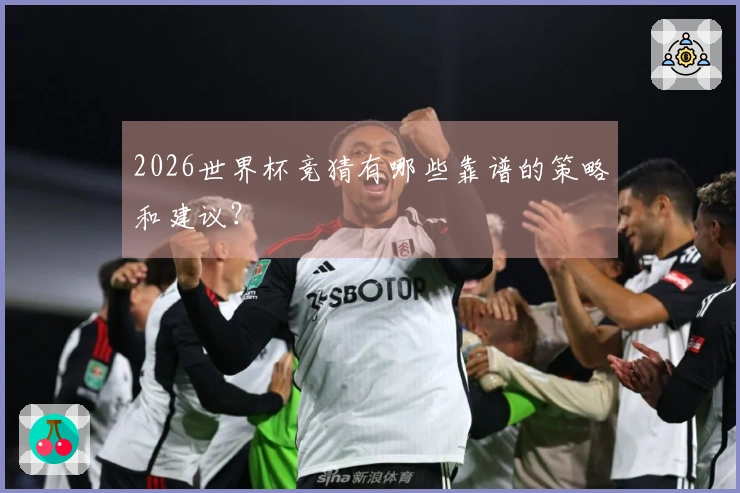 2026世界杯竞猜有哪些靠谱的策略和建议？